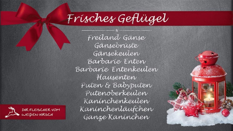 Frisches Geflügel