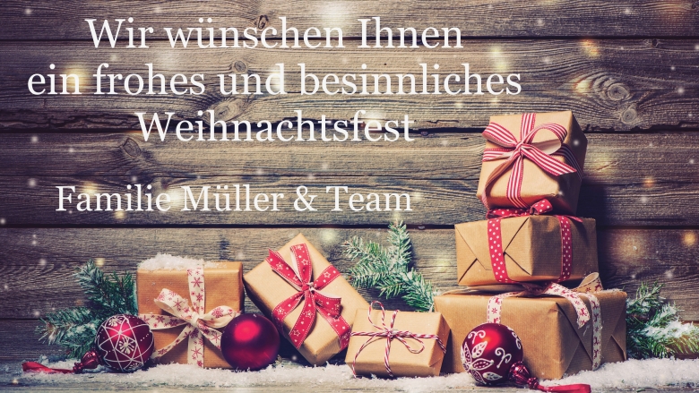 Frohe und besinnliche Weihnachten