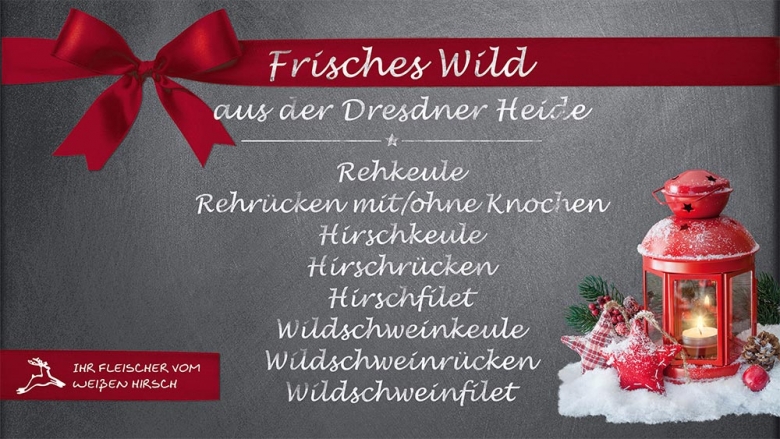 Frisches Wild aus der Dresdner Heide