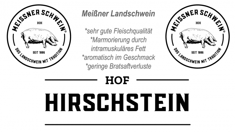 Meißner Landschwein regelmäßig bei uns erhältlich