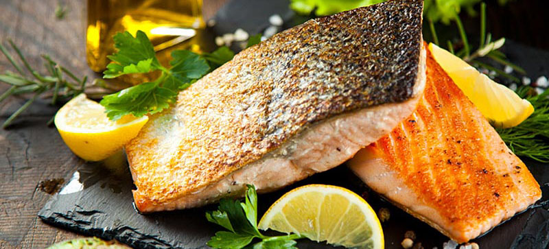 Lachs filet mit kruter